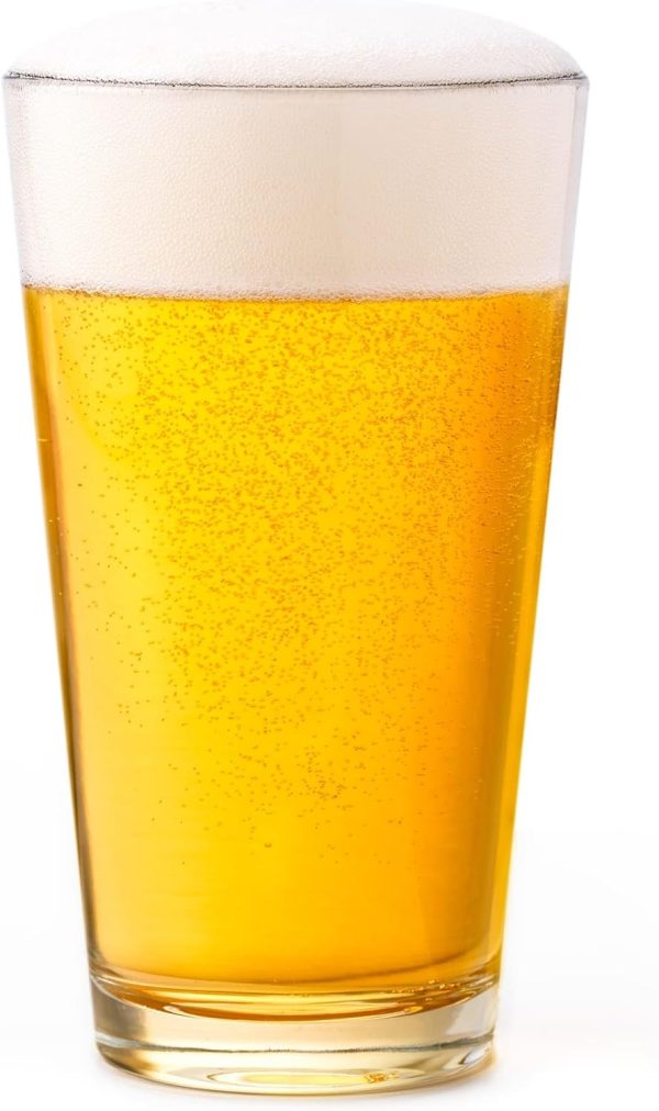 16 oz Heavy Duty Pint Glasses, Set of 12