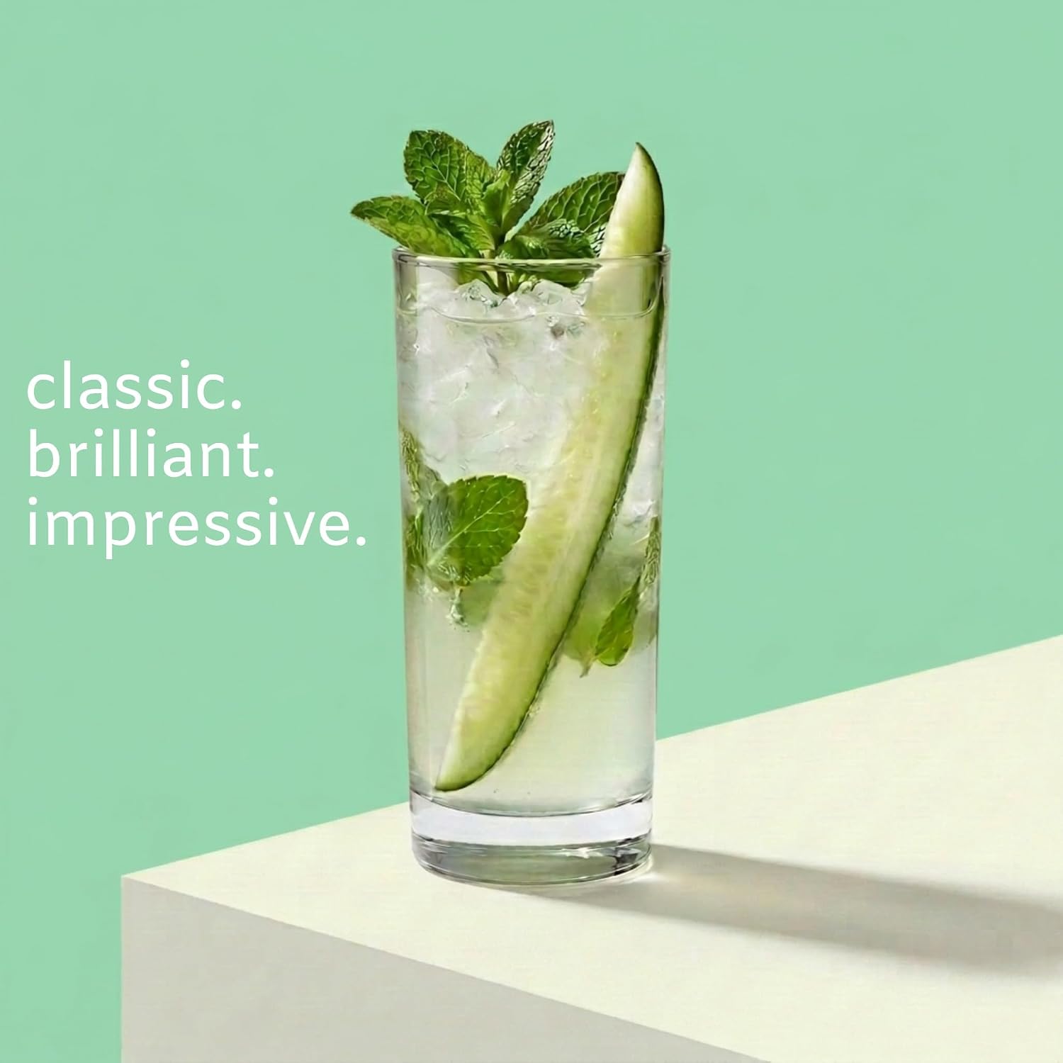 Classic Highball Glasses, Set of 4