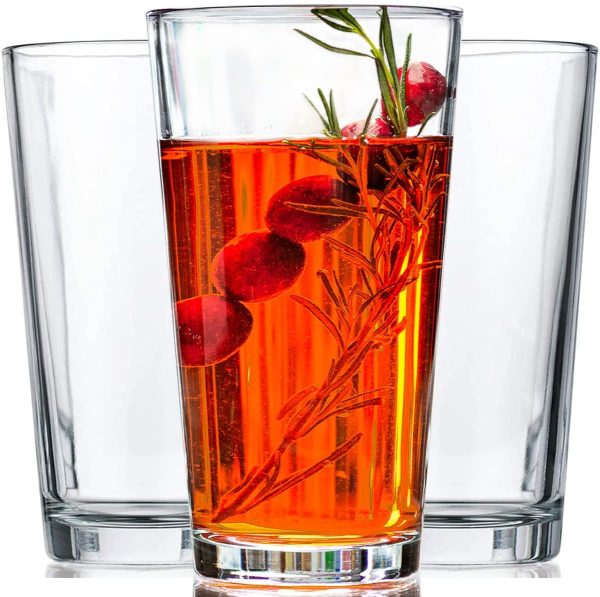 Heavy Base Multipurpose Glass Tumblers, Set of 10