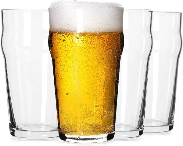 20 oz Craft Beer Glasses, Set of 4