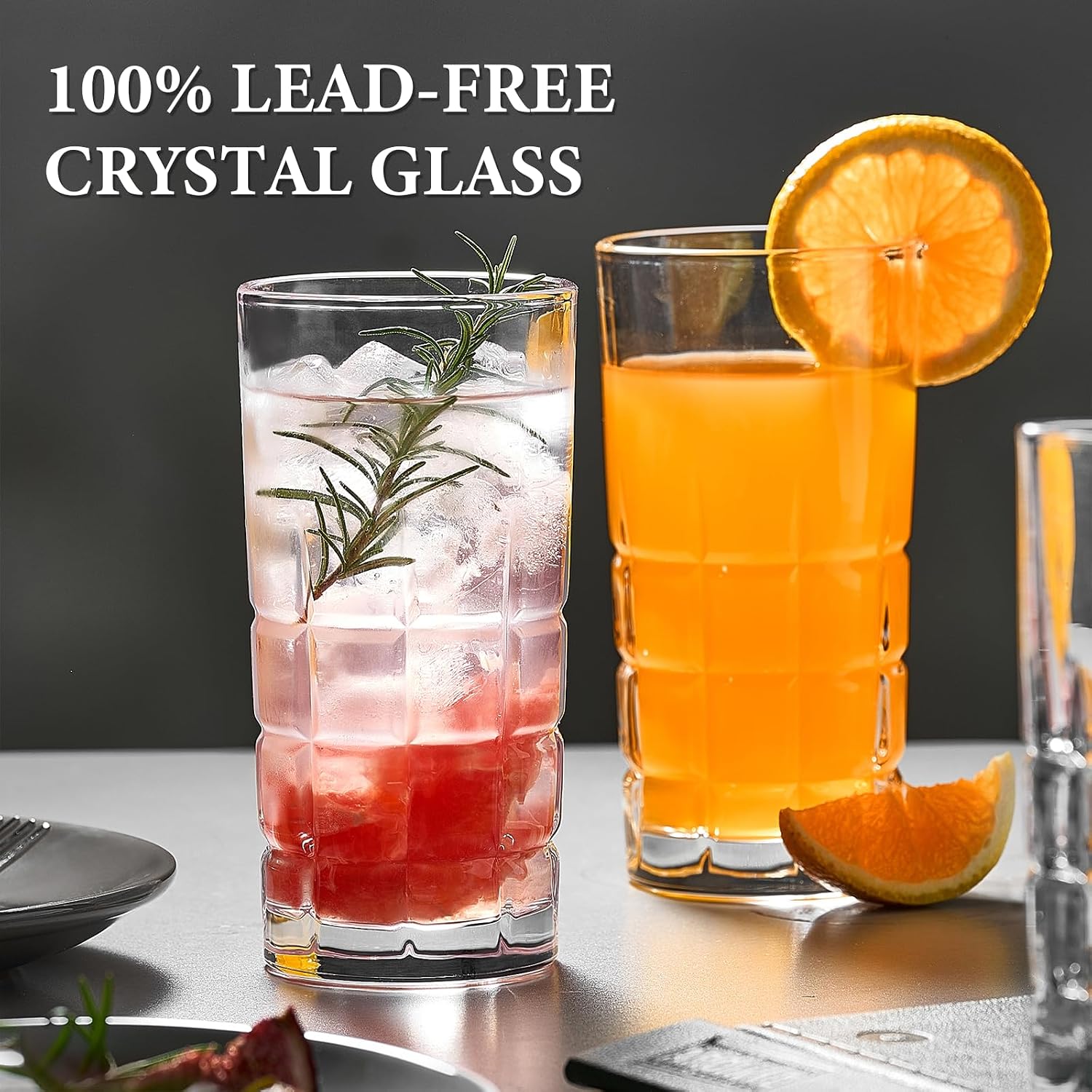 Mixed Highball and Rocks Glasses, Set of 12 - Image 2
